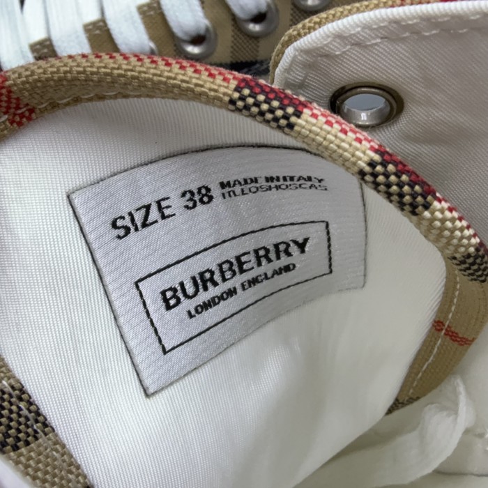 Vintage Check Cotton Low Top Sneaker(Male)35-46 -023
