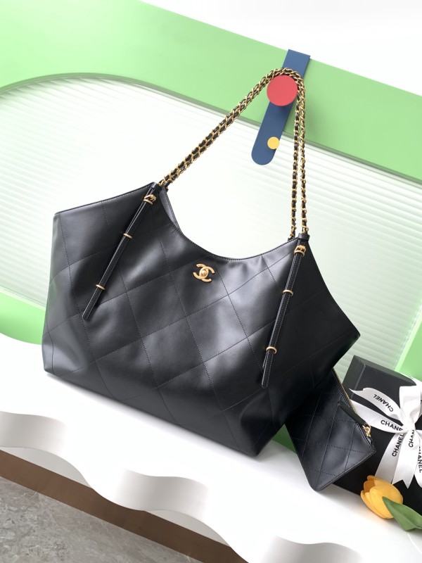 25S Shopping Tote Large Calfskin “36x59x13cm” -0501 =AS5463