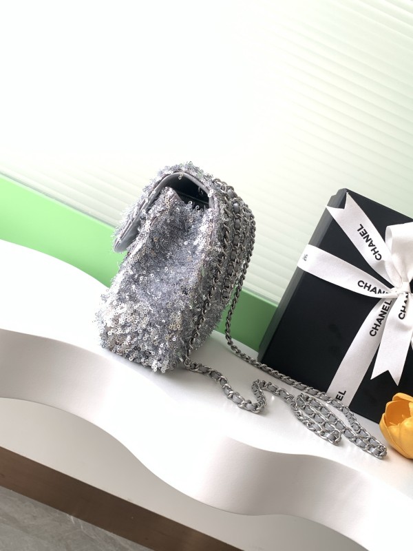 25S Classic Flap Mini Sequin “14x21x8cm” -058 =AS4561