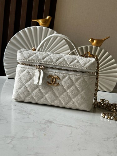 25C Vanity Case Small Caviar “19.5x17x5cm” -006 =66050