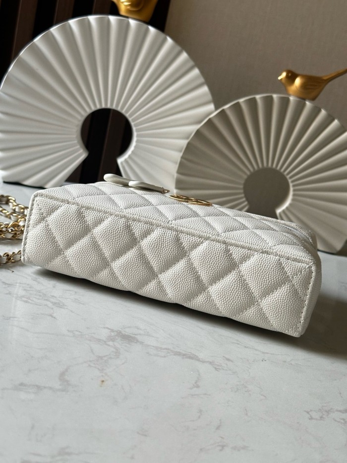 25C Vanity Case Small Caviar “19.5x17x5cm” -006 =66050