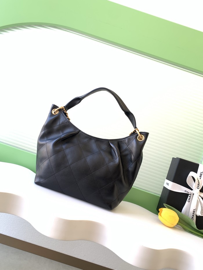 26C Hobo Medium Shiny Calfskin “24x31x10cm” -058 =AS5970