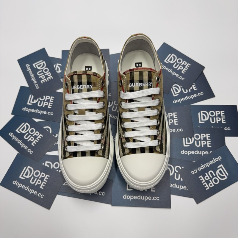 Vintage Check Cotton Low Top Sneaker(Male)35-46 -023