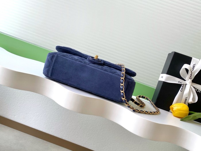 26C Classic Flap Medium Suede “18x26x7cm” -027 =AS5987