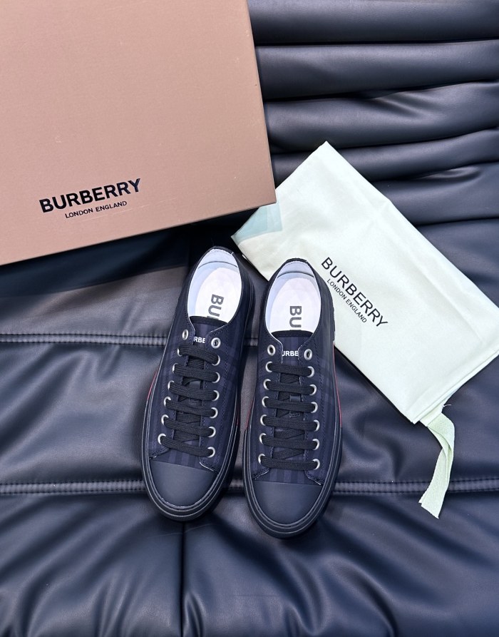 Vintage Check Cotton Low Top Sneaker(Male)35-46 -023=