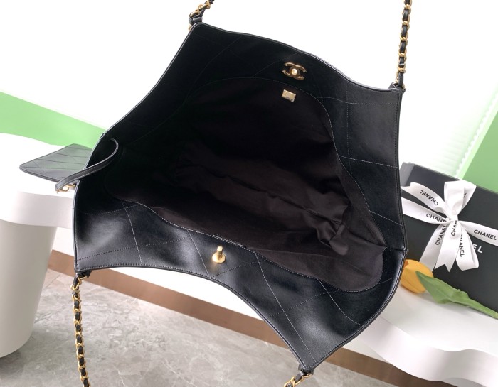 25S Shopping Tote Large Calfskin “36x59x13cm” -0501 =AS5463