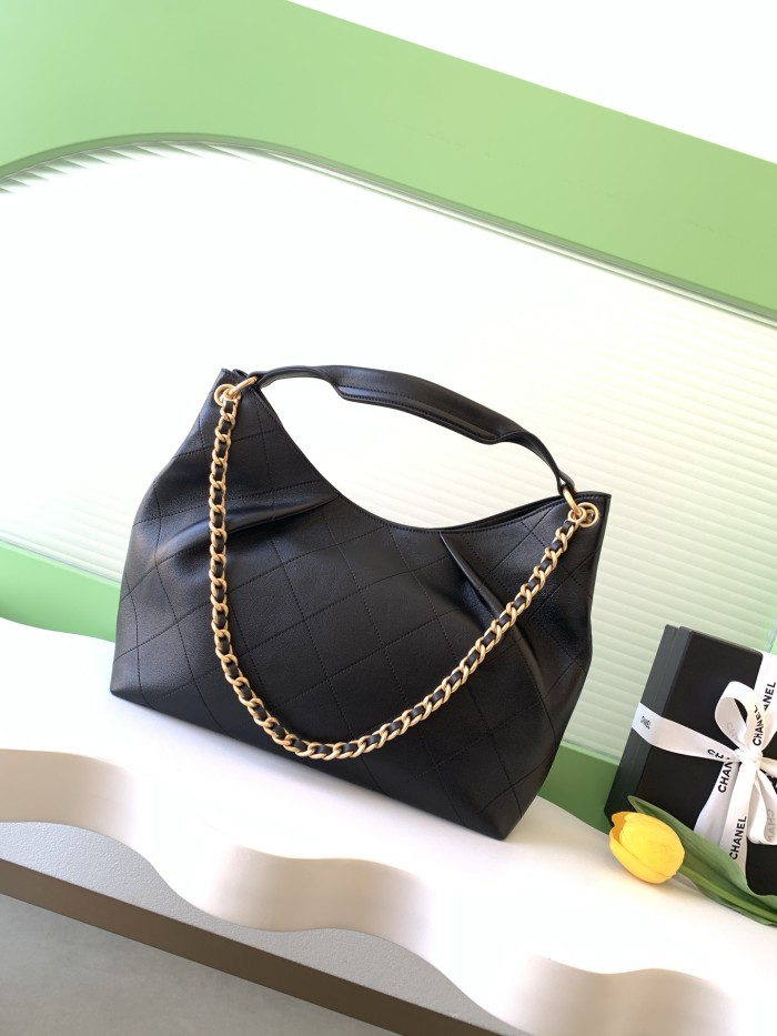 26C Hobo Large Shiny Calfskin “29x35x13cm” -009 =AS5978