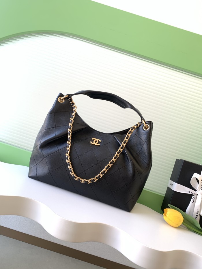 26C Hobo Large Shiny Calfskin “29x35x13cm” -009 =AS5978