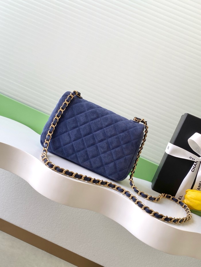 26C Classic Flap Mini Suede “14x20x6cm” -076 =AS5989