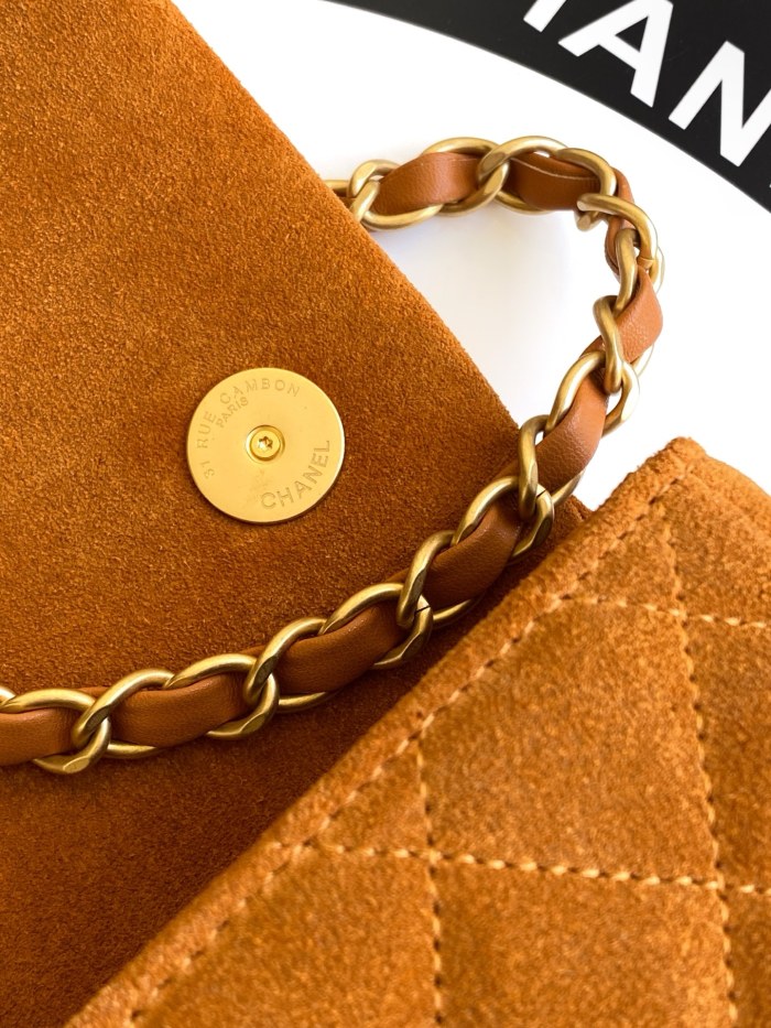 26C Classic Flap Mini Suede “14x20x6cm” -076 =AS5989