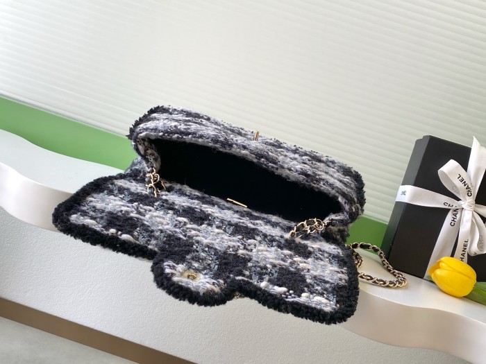25N Classic Flap Medium Tweed “21x33x10cm” -086 =AS5687