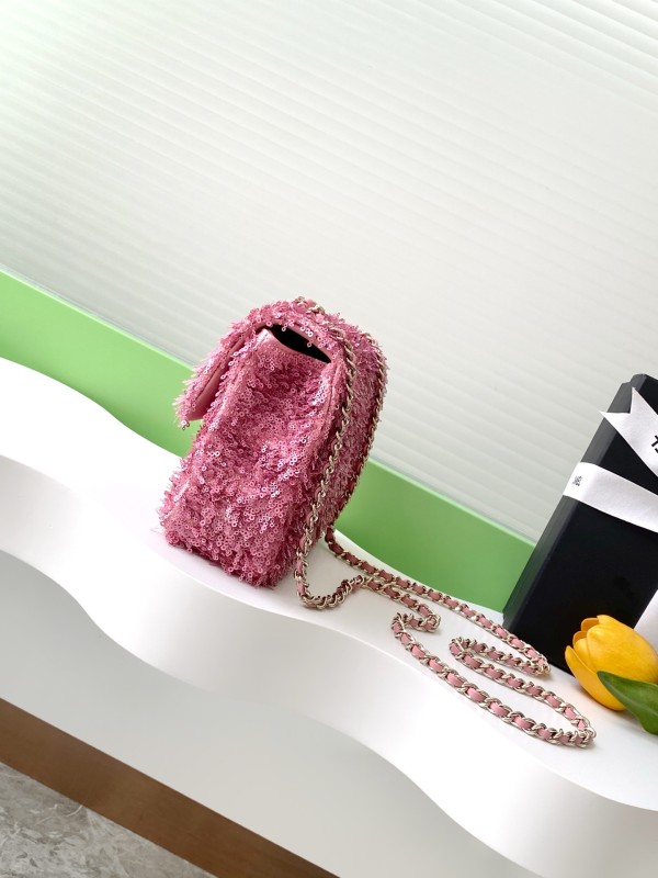 25S Classic Flap Mini Sequin “14x21x8cm” -058 =AS4561