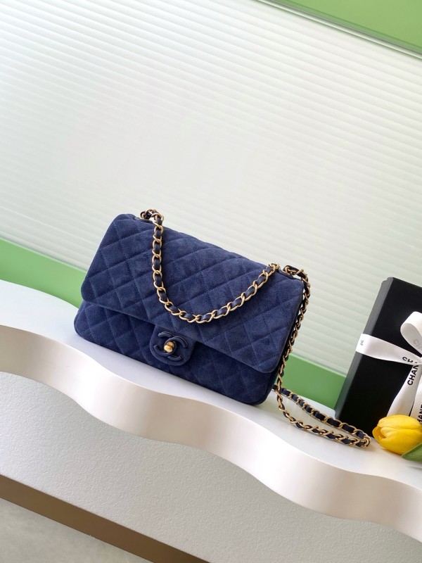 26C Classic Flap Small Suede “17x24x7cm” -007 =AS5991