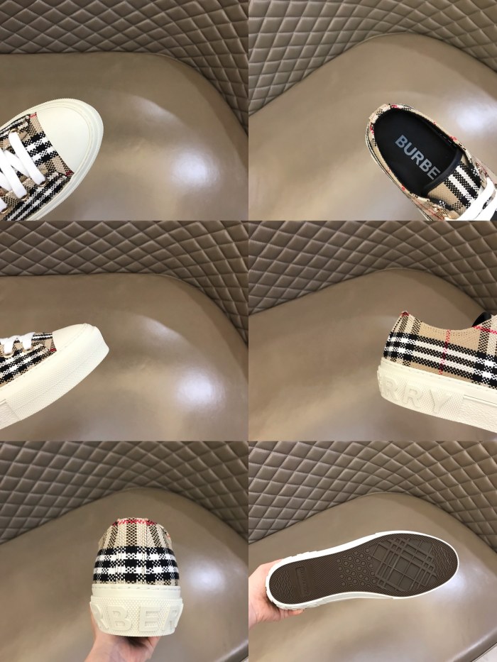Vintage Check Cotton Low Top Sneaker(Male)35-46 -023