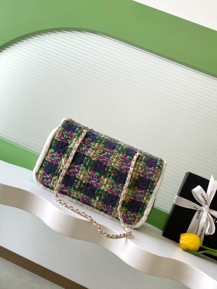 25N Classic Flap Medium Tweed “21x33x10cm” -086 =AS5687