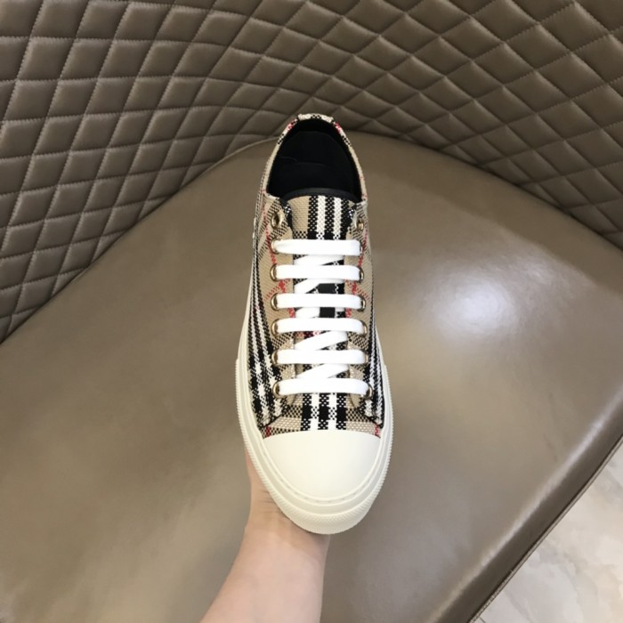 Vintage Check Cotton Low Top Sneaker(Male)35-46 -023