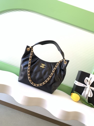 26C Hobo Medium Shiny Calfskin “24x31x10cm” -058 =AS5970