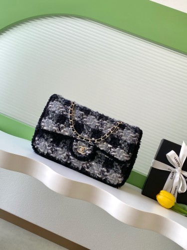25N Classic Flap Medium Tweed “21x33x10cm” -086 =AS5687