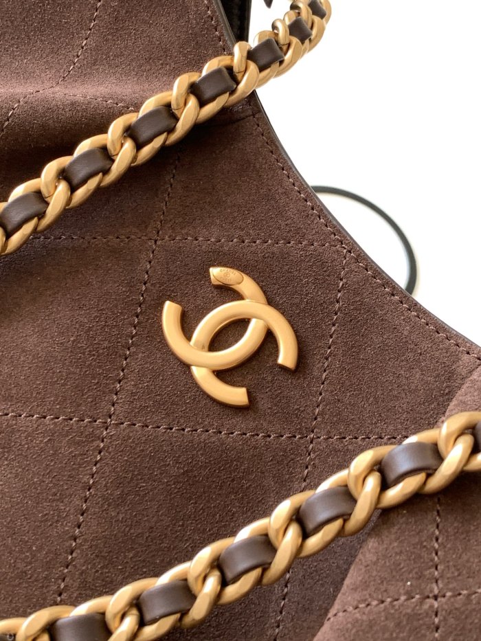 26C Hobo Medium Suede “24x31x10cm” -008 =AS5970