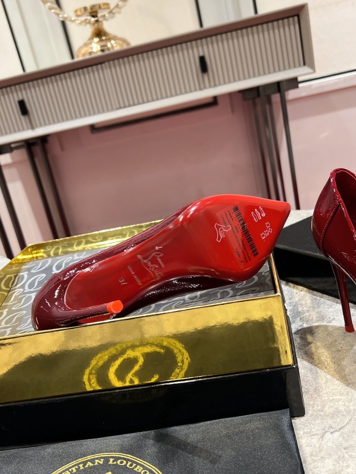 Lacquer Tip Thick Heel(Female)36-41=