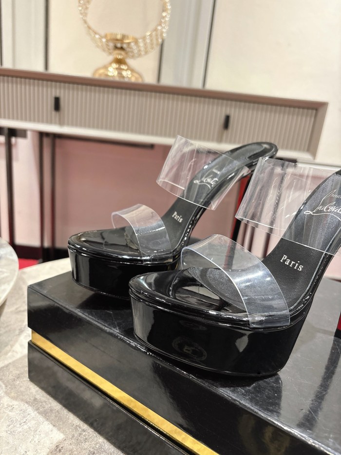 Lacquer Tip Thick Heel(Female)36-41=