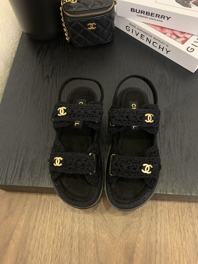 CC Logo Velcro Strap Sandals(Female)36-41=