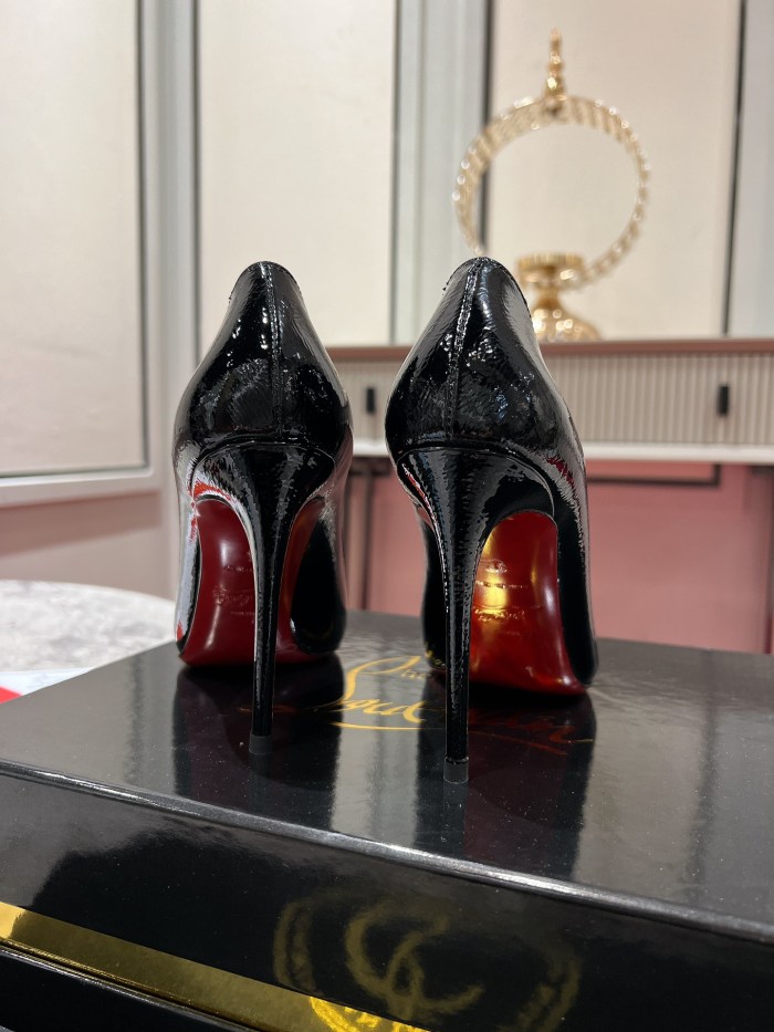 Lacquer Tip Thick Heel(Female)36-41=