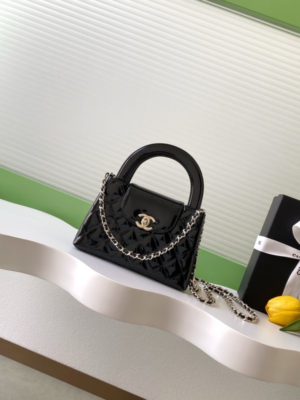 25B Kelly Mini Patent Leather “13x19x7cm” -006 =AS4416