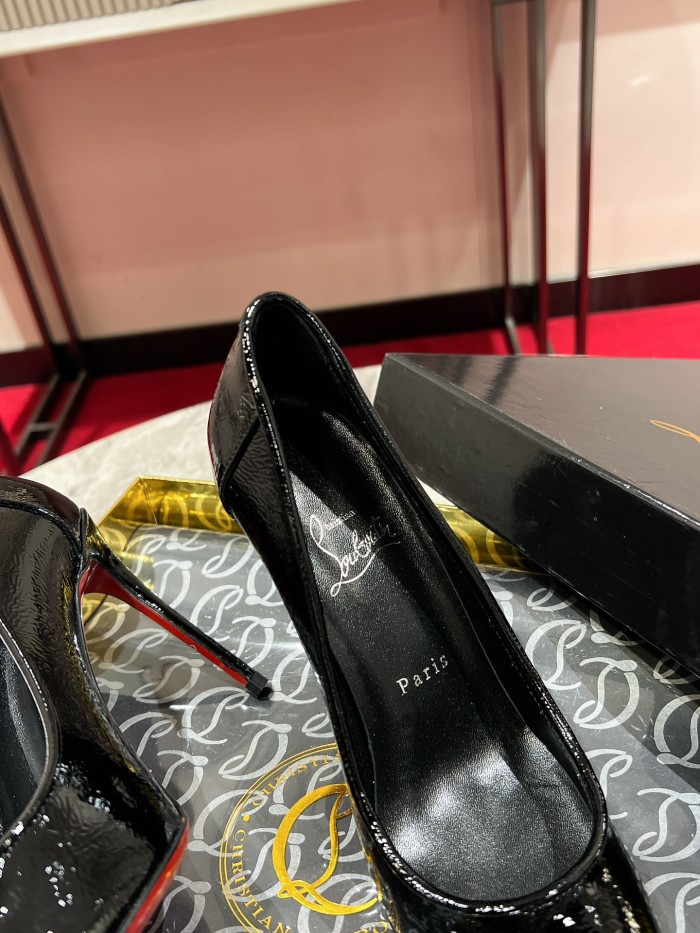 Lacquer Tip Thick Heel(Female)36-41=