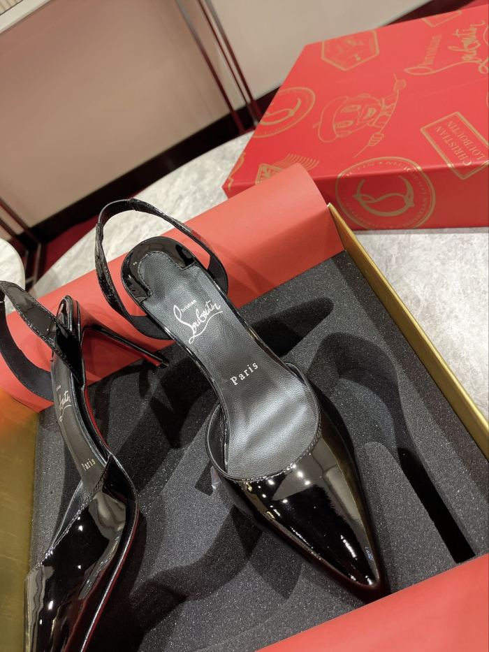 Lacquer Tip Thick Heel(Female)36-41=