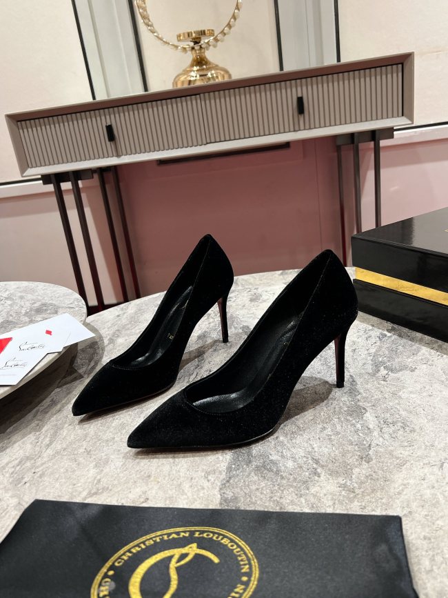 Lacquer Tip Thick Heel(Female)36-41=