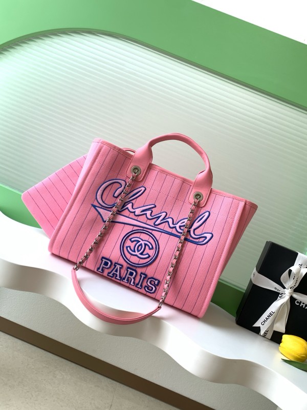 23P Shopping Tote Bag Canvas Calfskin “35x25x15cm” -007 =AS3351