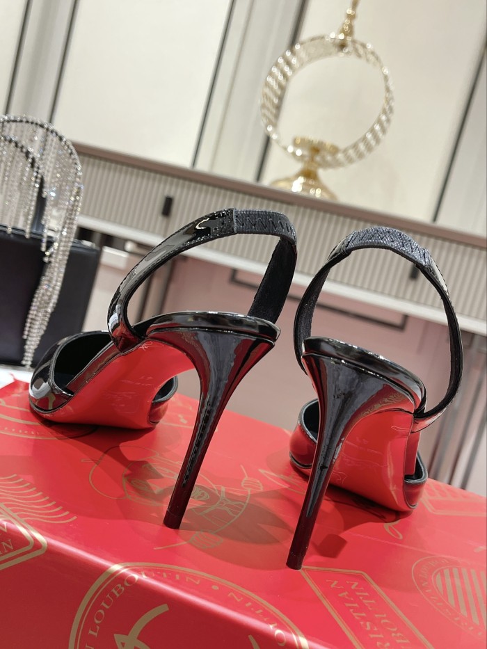 Lacquer Tip Thick Heel(Female)36-41=