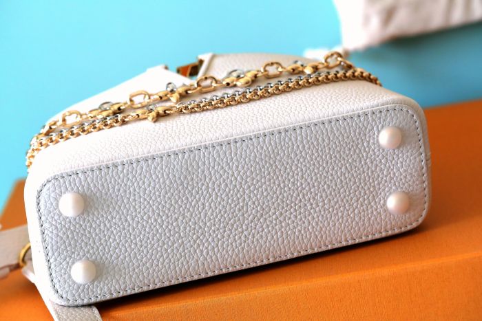 Capucines East West white BB “18*9*7CM” 0511