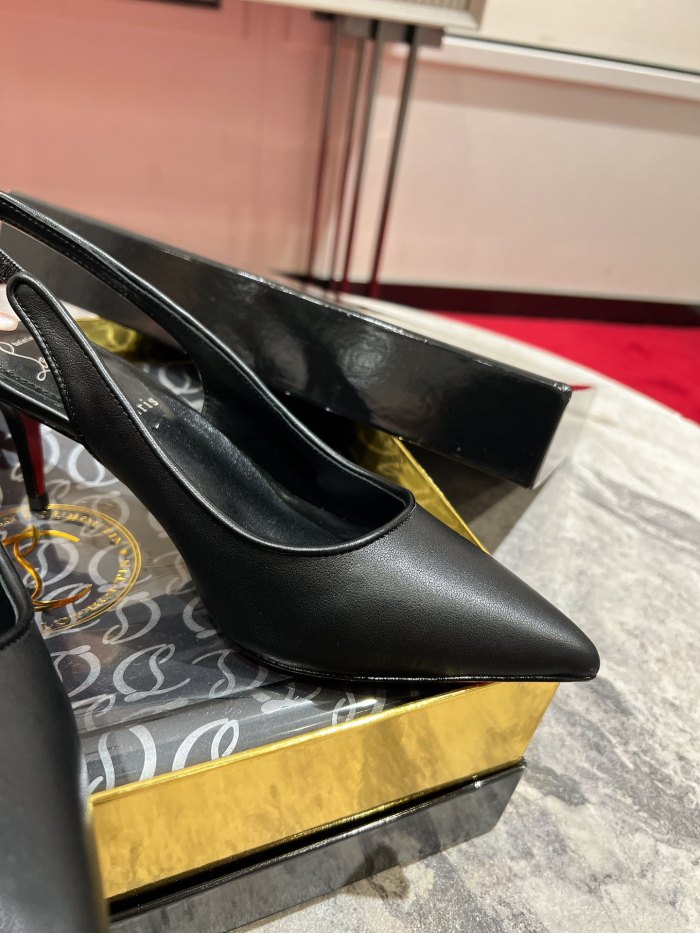 Lacquer Tip Thick Heel(Female)36-41=