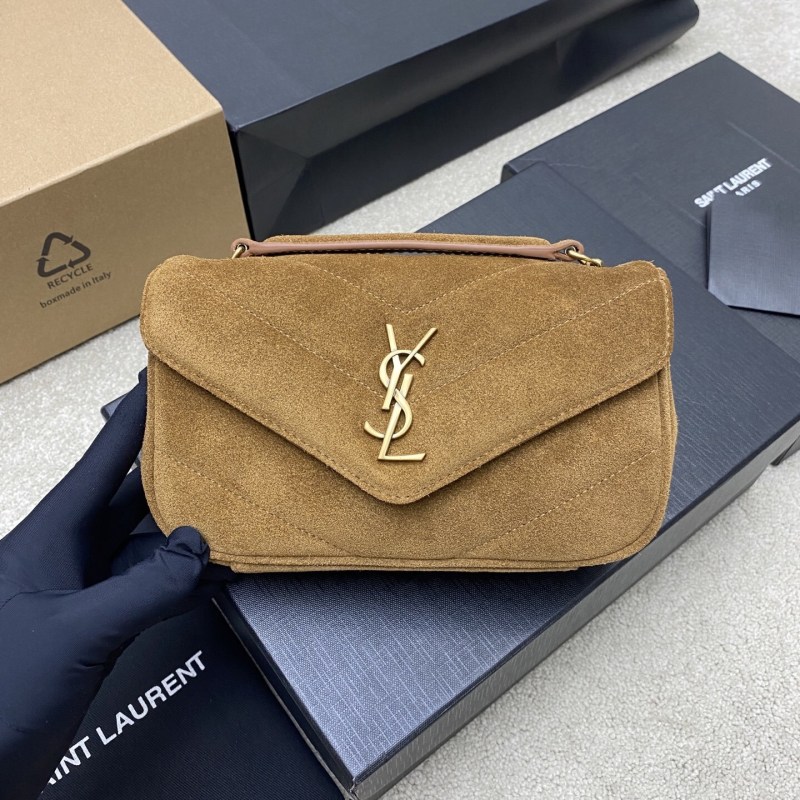LOULOU MINI IN SUEDE  20*12*6CM  -085=