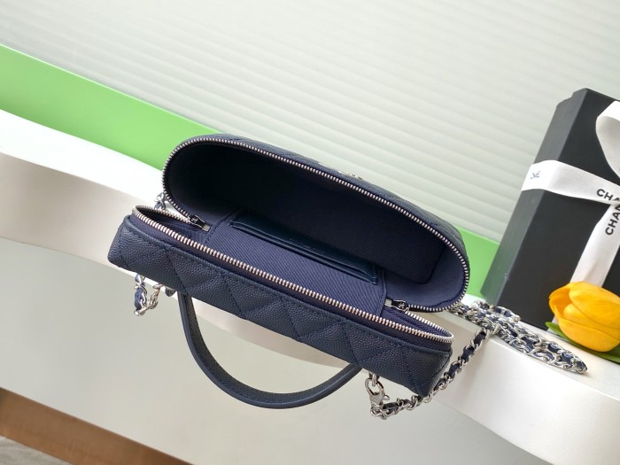 25B Vanity Case Small Caviar “17x19.5x5cm” -085 =AP4854
