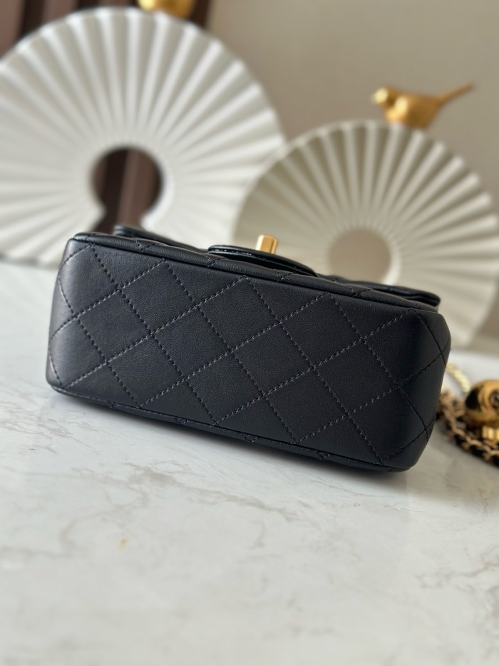 25 Edition CF Square Mini Flap Gold Ball “18x15x7cm” -056 =1786