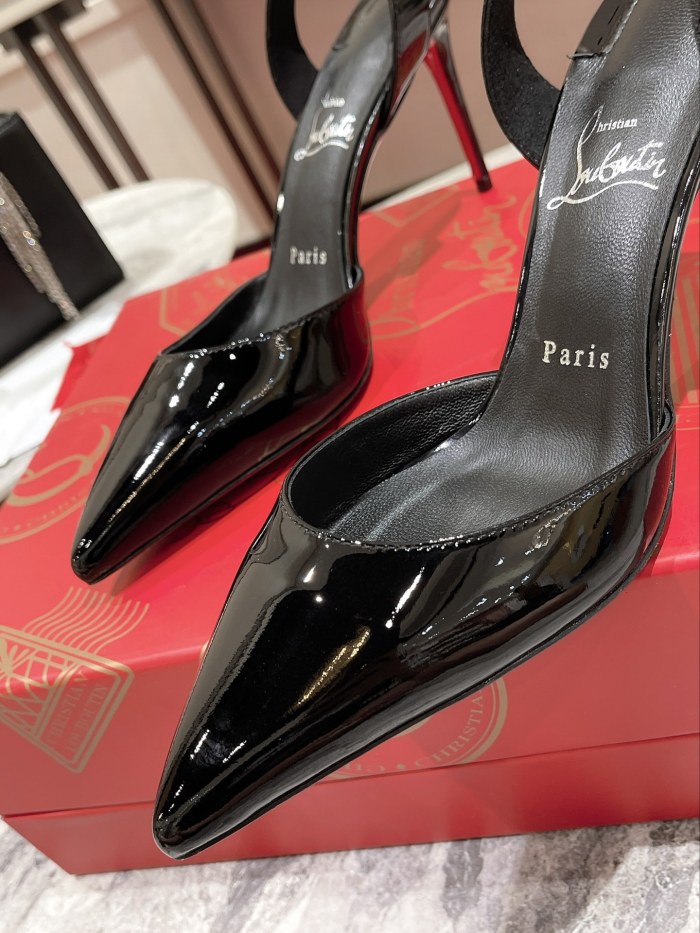 Lacquer Tip Thick Heel(Female)36-41=
