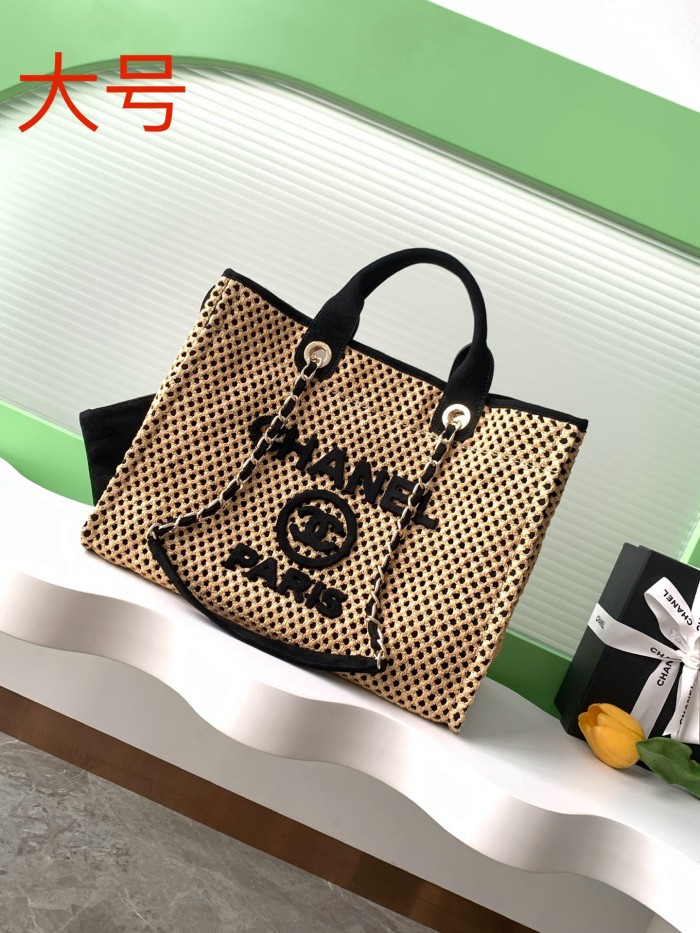 25 New Beach Tote Raffia “38x28x15cm” -0001 =A66941