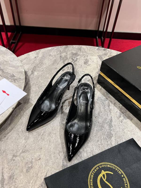 Lacquer Tip Thick Heel(Female)36-41=