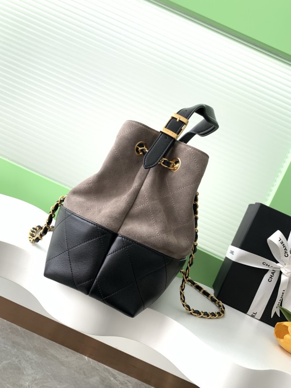 25A Hobo Bag Large Suede Lambskin “36x24x12cm” -058 =AS5634