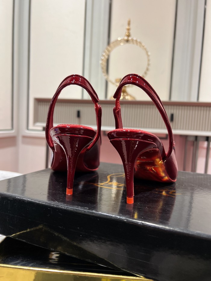 Lacquer Tip Thick Heel(Female)36-41=