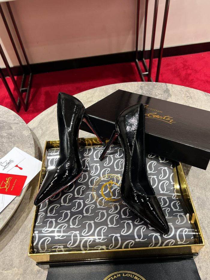 Lacquer Tip Thick Heel(Female)36-41=