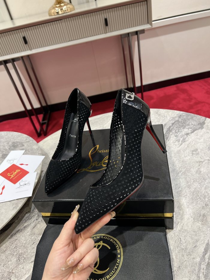 Lacquer Tip Thick Heel(Female)36-41=