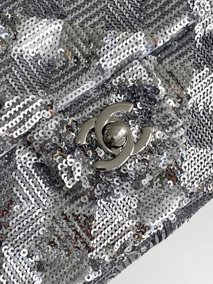 25 Mini Classic Flap Sequin Stone Pattern “14x21x8cm” -058 =AS4561