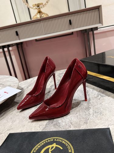 Lacquer Tip Thick Heel(Female)36-41=