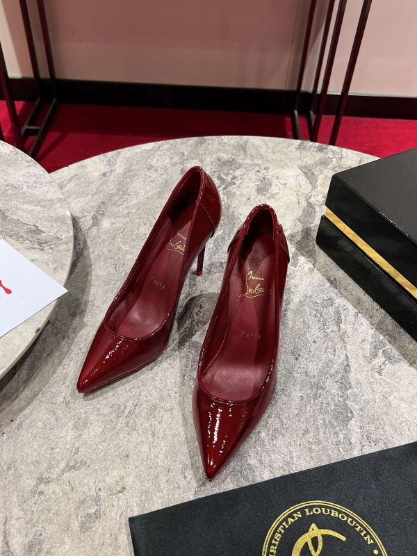 Lacquer Tip Thick Heel(Female)36-41=