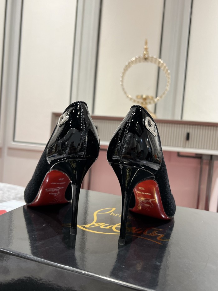 Lacquer Tip Thick Heel(Female)36-41=