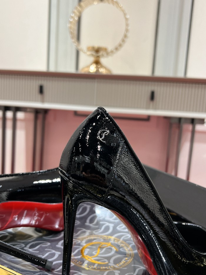 Lacquer Tip Thick Heel(Female)36-41=